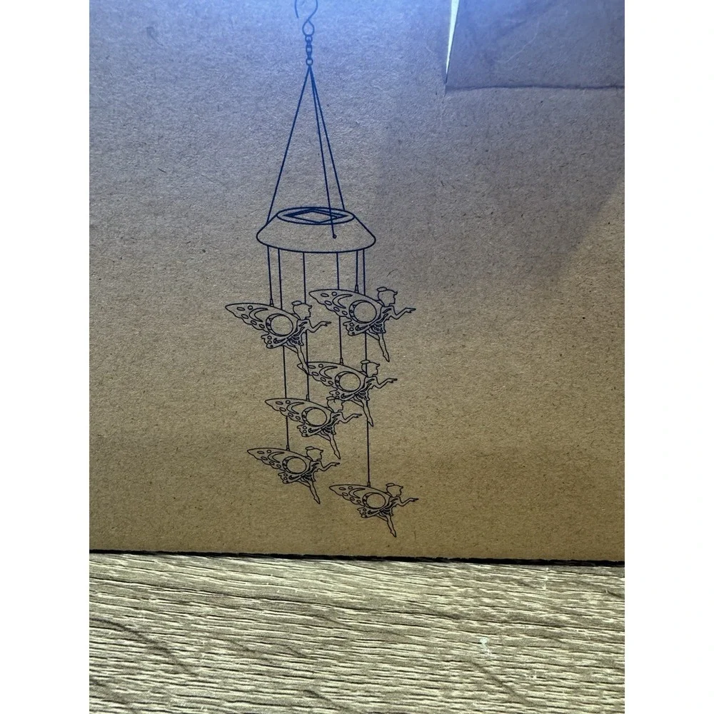 Color Changing Solar Fairy Wind Chimes - Decorative Mobile Outside Lights Unique